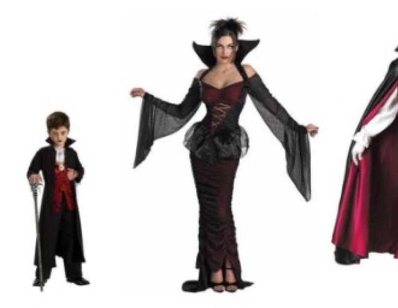 Костюм для девушки на Хэллоуин – лучшие идеи. Яркий костюм вампирши на Хэллоуин: создаем наряд своими руками Вампирские аксессуары: что выбрать